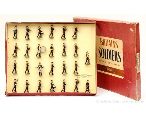 Britains - Set 2093 - Band of the Royal Berkshire Regiment in No1 Dress [1954/56 version], comprising: 1 x Bandmaster - Empty