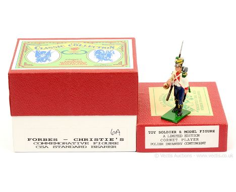 Trophy Miniatures - Trophy Promotional Series, comprising: Forbes - Christie's Commemorative Figure: C.S.A. Standard Bearer -