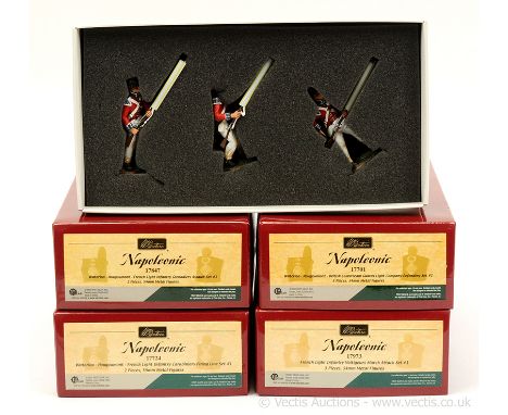 Britains - Napoleonic Wars Series, comprising: Set 17701 - British Coldstream Guards Light Company Defending Set #1, Set 1772