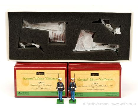 Britains Limited Edition Collection, comprising: Set 17856 - U.S. Marine Corps 8th &amp; I Drum &amp; Bugle Corps, 1955 - Dru