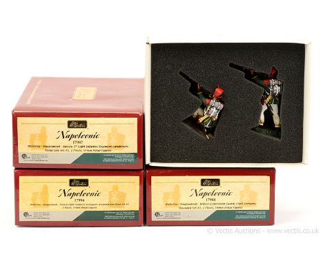 Britains - Napoleonic Wars Series, comprising: Set 17994 - French Light Infantry Voltigeurs, Set 17987 - Nassau- 2nd Light In