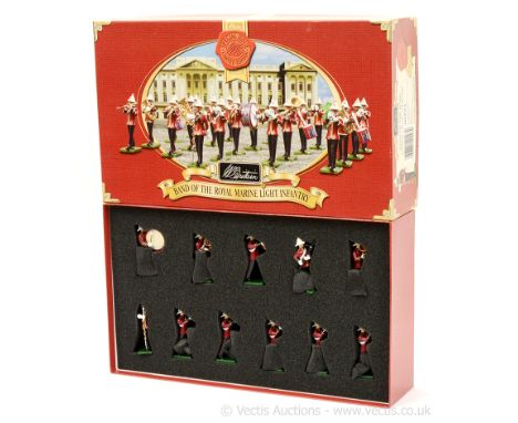 Britains Limited Editions, comprising: Set 40293 - Band of the Royal Marine Light Infantry Mint, contained in a near Mint set