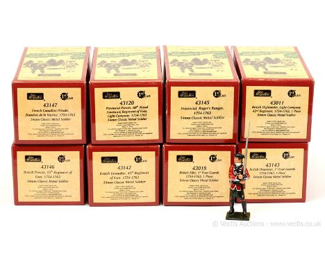 Britains - History of the British/American Army - Redcoats / Bluecoats Collection - 2006-2008, comprising: 8 x Assorted Sets,