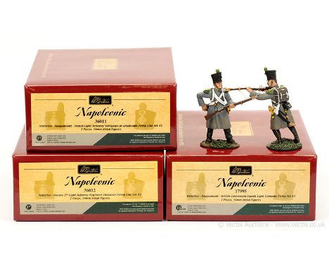 Britains - Napoleonic Wars Series, comprising: Set 17995 - British Coldstream Guards, Set 36012 - Nassau 2nd Light Infantry C