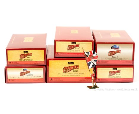 Britains - History of the British Army - Redcoats, comprising: 6 x Assorted Models Includes: Model No' 50029C - Officer, 92nd