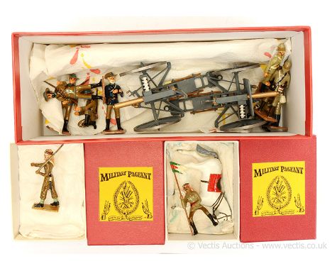 Military Pageant [Jacklex], comprising: Boer War Artillery - Boer Pom-Pom Gun &amp; 4 x Crew, British Army Pom-Pom Gun &amp; 