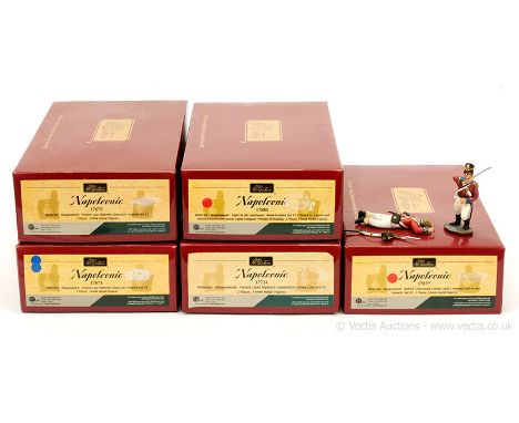 Britains - Napoleonic Wars Series, comprising: Set 17877 - Coldstream Guards Light Company #1, Set 17724 - French Light Infan