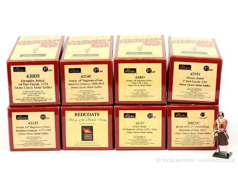 Britains - History of the British Army - Redcoats, comprising: 8 x Assorted Models Includes: Model No' 44003 - Private, 29th 