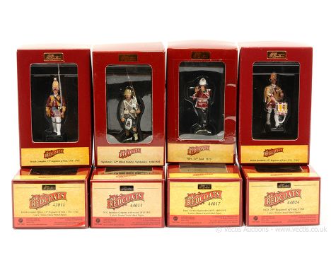 Britains - History of the British Army - Redcoats, comprising: 8 x Assorted Models Includes: Model No' 44038 - Fifer, 24th Fo