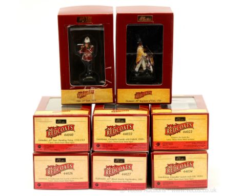 Britains - History of the British Army - Redcoats, comprising: 8 x Assorted Models Includes: Model No' 44023 - Georgian Era S