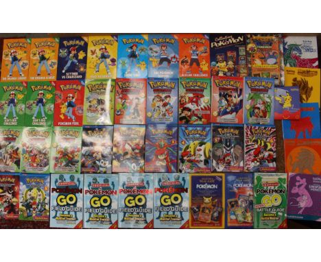  Pokémon: A collection of assorted Pokemon story and collectors books to include: Ruby and Sapphire; Diamond and Pearl; Price