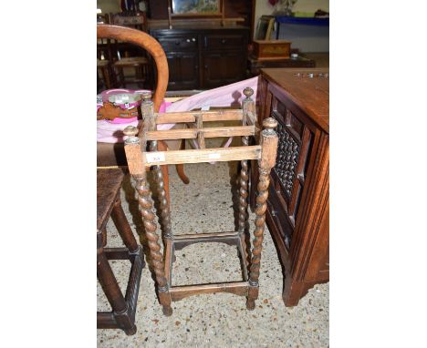 BARLEY TWIST DECORATED UMBRELLA/STICK STAND