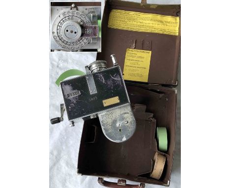 1954 London Transport Setright TICKET MACHINE, serial number 22717, casing no S493, as used on Green Line coaches and some Co