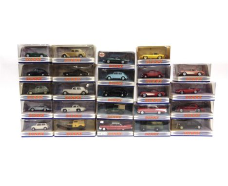 TWENTY-FOUR 1/43 SCALE MATCHBOX 'DINKY COLLECTION' DIECAST MODEL VEHICLES  all but one mint or near mint and boxed. 