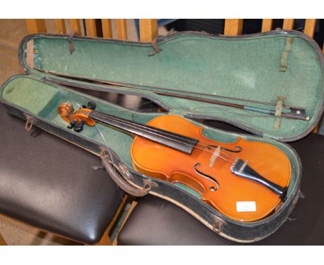 VIOLIN WITH BOW &amp; CASE     