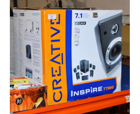 CREATIVE 7.1 SURROUND SOUND SPEAKER SYSTEM     