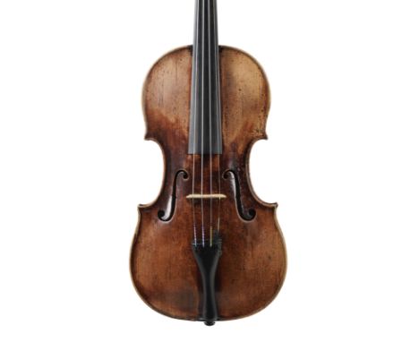Très beau violon de l'école allemande (Bohème/Allemagne du sud), portant une étiquette de « 'Joannes Udalricus Eberle' », deu
