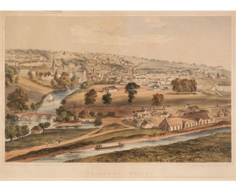 * Tackle (Elizabeth Ann). Bradford Wilts. From Westwood Hill, F. Dangerfield, circa 1850, lithograph by W. Gauci withy contem