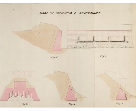 [Royal Artillery]. 'Notes on Artillery. R.M.A., A. Dunnage' [cover-title], c.1865, bound after: Elementary Lectures on Artill