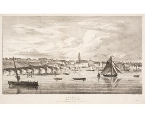 * Hullmandel (Charles). Berwick, from the South, Berwick: John Wilson, January 1st, 1825, lithograph by T.M. Baynes after Wm.