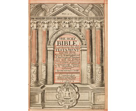 Bible [English]. The Holy Bible containing the Old Testament and the New, Newly translated out of the Original Tongues and wi