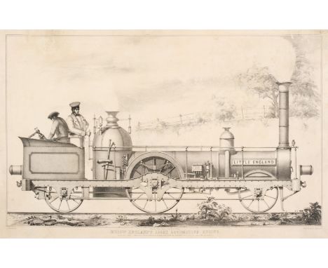 * Basire (James). Messrs England's Light Locomotive Engine. Which will take a train with 100 passengers at 45 miles per hour,