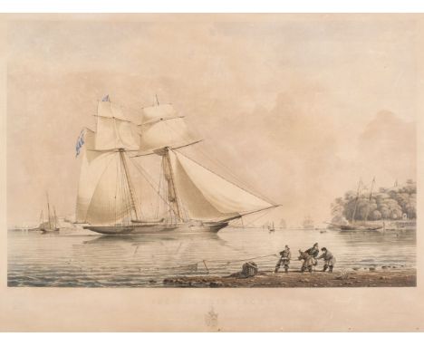 * Naval &amp; Maritime. A collection of eleven prints, mostly 19th century, engravings and lithographs, including Dutton (Tho