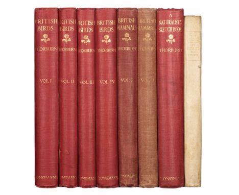 Thorburn (Archibald). British Birds, 4 volumes, 1st edition, London: Longmans, Green and Co., 1915-16, half-titles, 80 colour