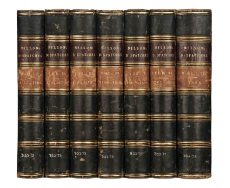 Nelson (Horatio). The Dispatches and Letters of Vice Admiral Lord Viscount Nelson, with notes by Sir Nicolas Harris, G.C.M.G.