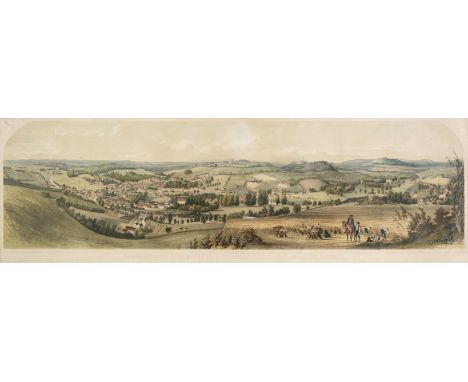 * Guildford. Straker (S.), Panoramic View of Guildford &amp; Neighbourhood from Booker's Tower, E. Andrews, Guilford, circa 1