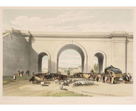 * British topographical views. A collection of 23 prints &amp; engravings, mostly 19th century, engravings and lithographs, i