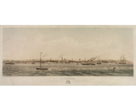 * Picken (Thomas). Panoramic View of Liverpool from the River Mersey, Liverpool: William Thomson, 1853, lithograph on wove by