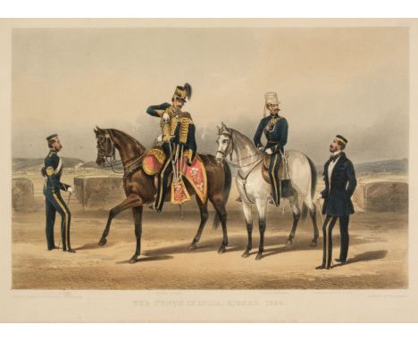 * Military. Walker (F.). The Tenth in India, Kirkee 1854 [and] The Tenth in India Kirkee 1854, In Front of the Main Guard, Ru