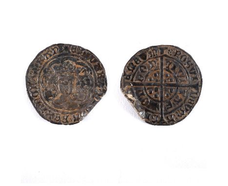 A hammered Silver Groat, Light Coinage (1464-1470), London Mint, Class VI/Vd, mm. Sun/Rose, 1465-1466, (North 1569/8), 2.92g.