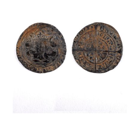 A hammered silver Groat, Pinecone-Mascle Issue (1430-1434), Calais Mint, Cross (IIIb)/V. 3.39g (North 1461). The 2018 Wiltshi