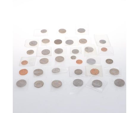 A collection of recent issues in Proof or proof  like states to include 50p, 10p, 5p, 2p, 1p. Various dates. 34 coins.  *CR: 