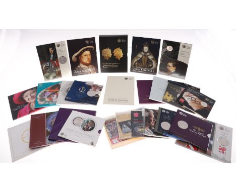 A collection of recent issues, Royalty, Olympic and other subjects to include a 2008 £5.00 Queen Elizabeth I coin, a 2008 Pri