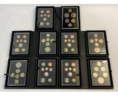 Five Royal Mint 'Treasure for Life' collectors year sets: 2017 thirteen coin set, 2018 thirteen coin set, 2019 thirteen coin 