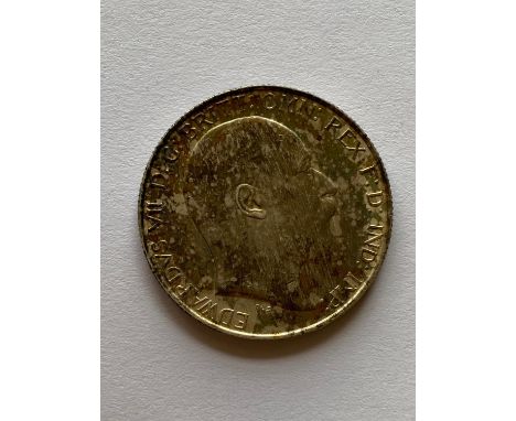 An Edward VII Florin, Bare head r, Britannia standing on ship's bow, dated 1902.  *CR:  Good condition with attractive light 