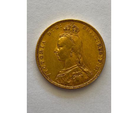 A Victorian Sovereign, Jubilee bust l, dated 1891, M to the ground for the Melbourne Mint. In later Westminster Mint case.  *