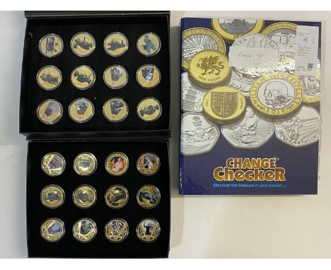 A collection of 2020 Guernsey, Jersey and others, gilt and pictorial issues commemorating VE Day, War planes, Memories of Vic