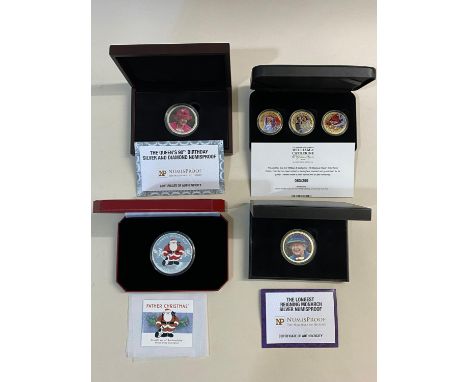 A Numisproof 2oz silver proof 'Queen's 90th Birthday' issue. A similar 2oz silver proof 'Longest Reigning Monarch' issue. A P