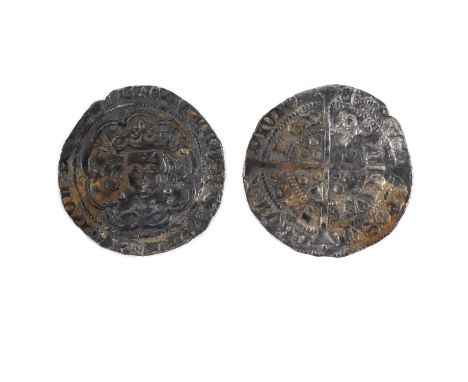 A hammered Silver Groat, Light Coinage (1464-1470), London Mint, Class Va var, mm. Rose, 1464-1465, (North 1562), 3.06g. Pell