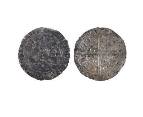 A hammered Silver Groat, Light Coinage (1464-1470), London Mint, Class VI, mm. Sun, 1465-1466, (North 1569), 2.75g. Quatrefoi