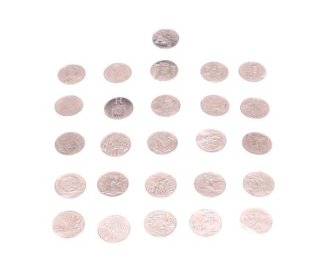 A set of 2018 Alphabet issue 10p pieces A -Z, uncirculated. 26 coins.  *CR:  All as issued.  *BP 22.5% (18.75% plus VAT) plus