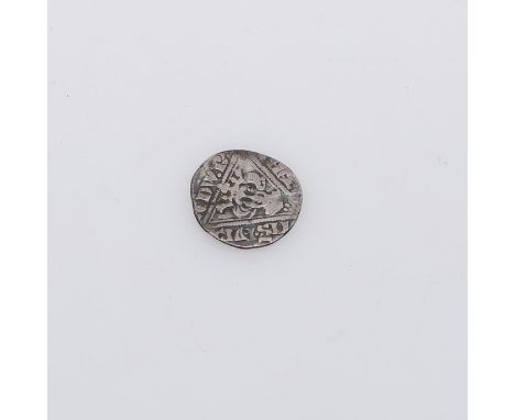 An Edward I (1272-1307) hammered silver penny, crowned facing portrait in a triangle, cross reverse with three pellets to eac