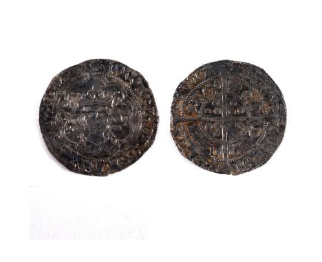 A hammered silver Groat, Heavy Coinage (1461-1465), London Mint, Class III, mm. Rose, Eye after TAS, fleur de lis on breast, 