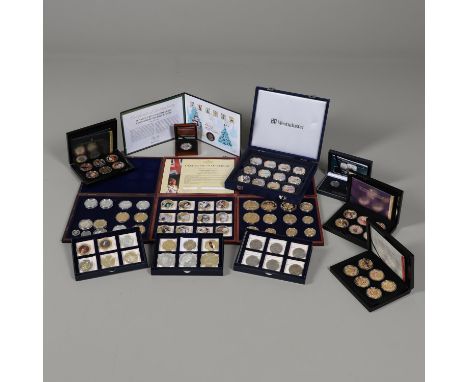 A collection of recent issues: 'Jubilee Monarch Set', 'First World War Golden proof Crowns', a similar 'Golden Moments' set, 