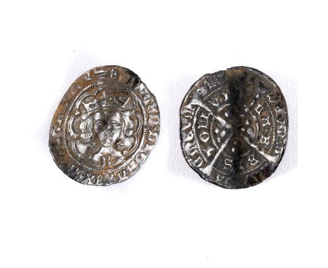 A hammered Silver Groat, Light Coinage (1464-1470), Bristol Mint, Class VII, mm. Crown, 1466-1467, (North 1580), 3.02g. Quatr