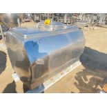 175 Gallon Insulated Horizontal S/S Tank with Top Manway and Spray Ball - Rigging Fees: $150